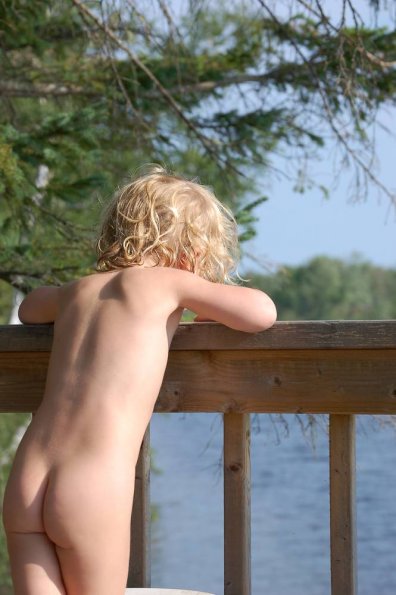 Watching the fishies