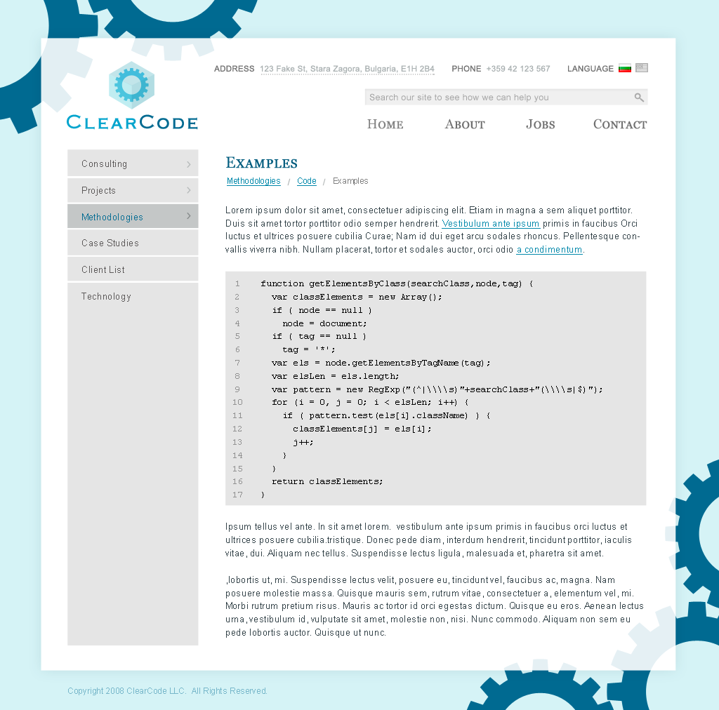 ClearCode Ltd. is a software company located in Bulgaria. We went 